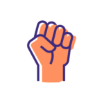raised fist icon