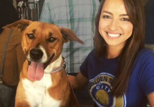 Lauren and dog