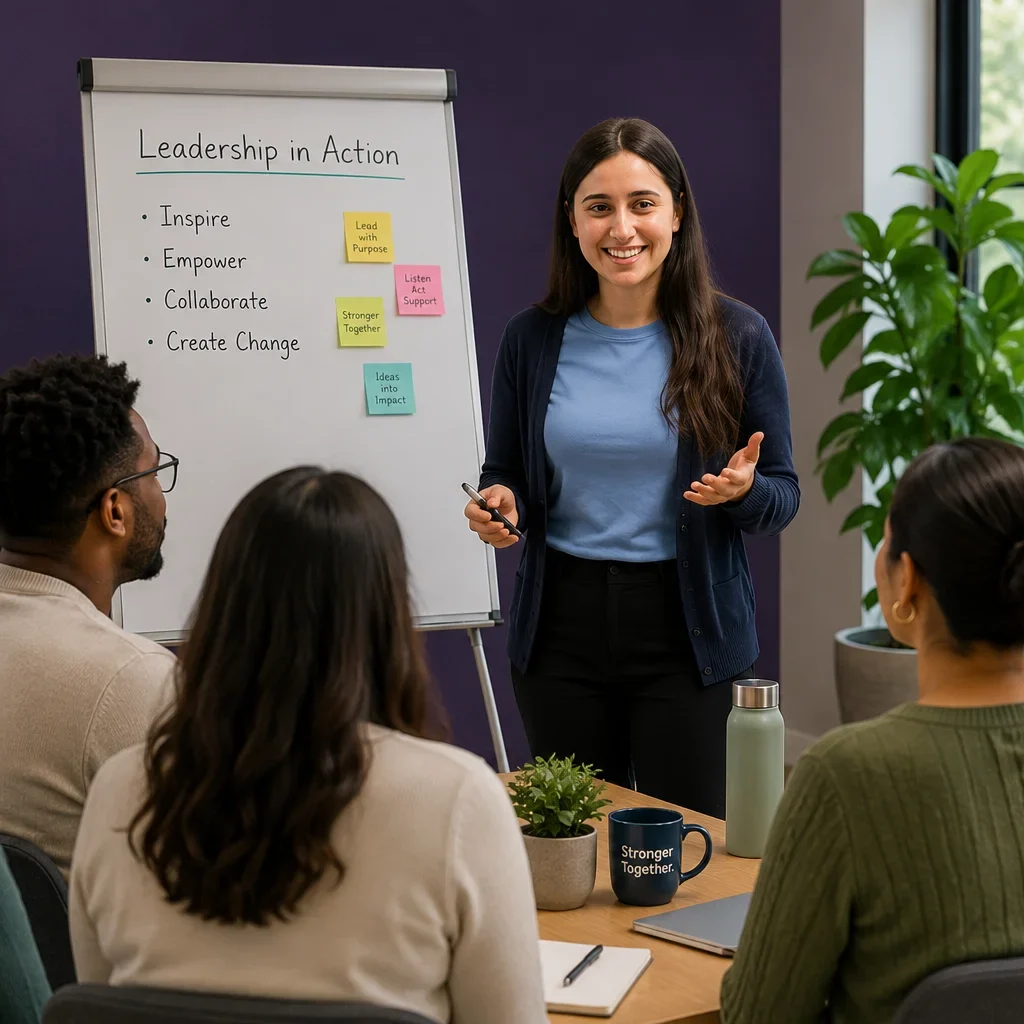 speaker with Flipchart